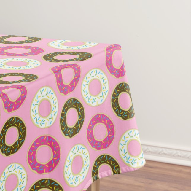 Donut Kid's Birthday Party Cute Tablecloth (In Situ)