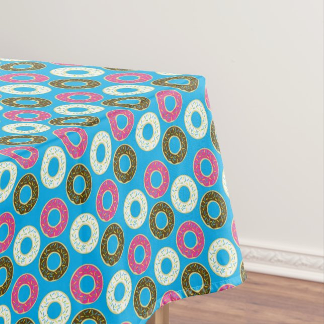 Donut Kid's Birthday Party Cute Tablecloth (In Situ)