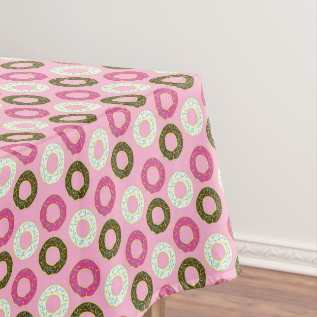 Donut Kid's Birthday Party Cute Tablecloth (In Situ)