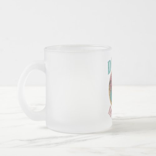 Donut Kill My Vibe Frosted Glass Coffee Mug