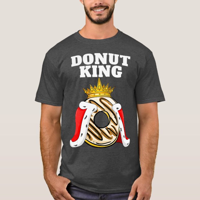 Donut King  Donuts Funny Donut Lover   Cute T-Shirt (Front)