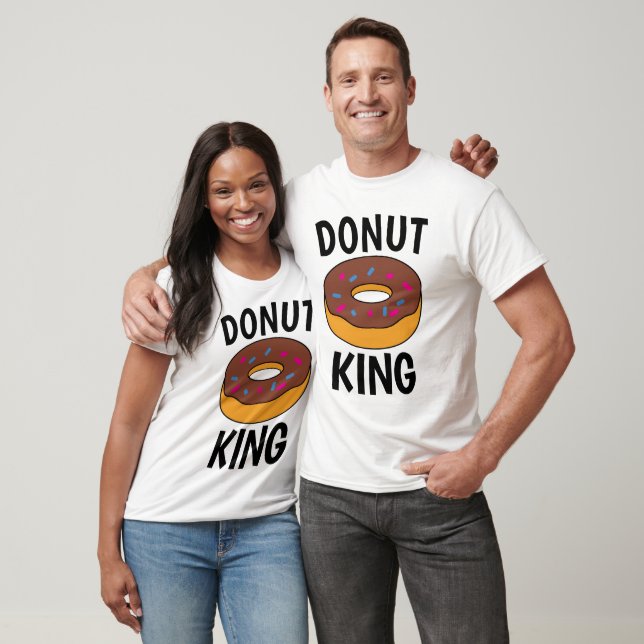 DONUT KING T-shirts, Funny Men's Tees (Unisex)