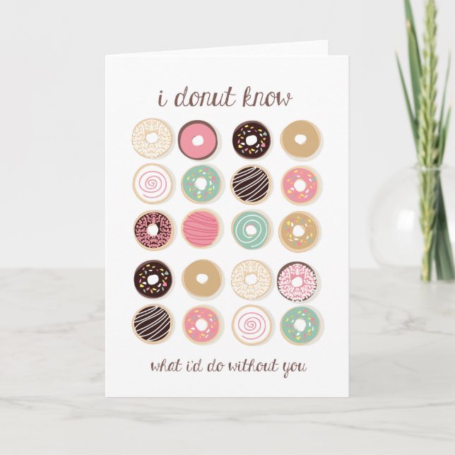 Donut Know Thank You Card (Front)