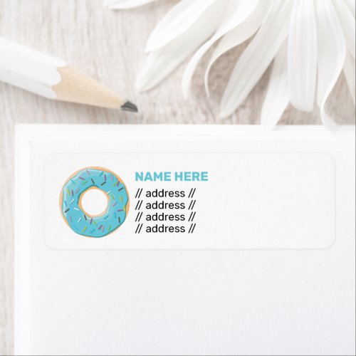 donut label