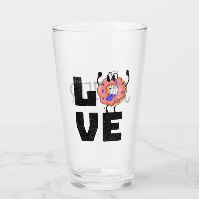 Donut love glass (Front)