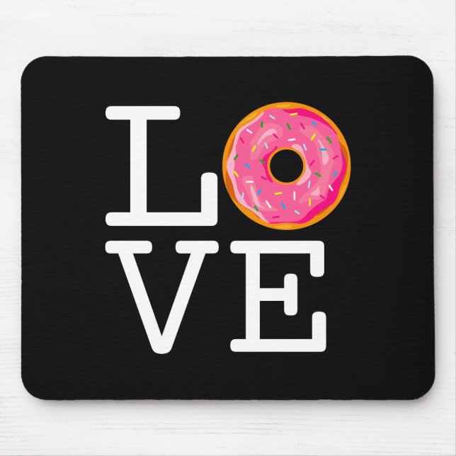 Donut Love  Mouse Pad (Front)