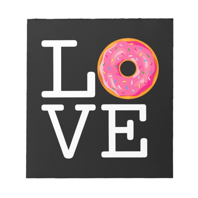 Donut Love Notepad (Front)