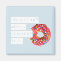 Donut Lover Magnet Blue