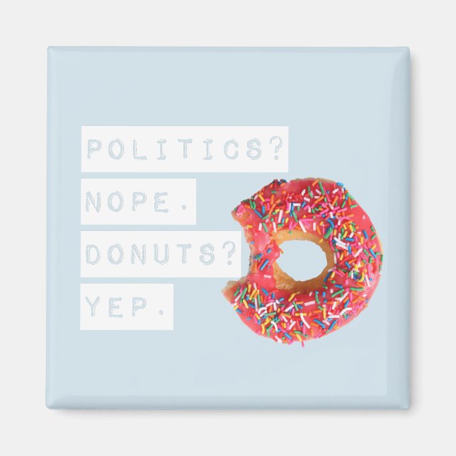 Donut Lover Magnet Blue (Front)