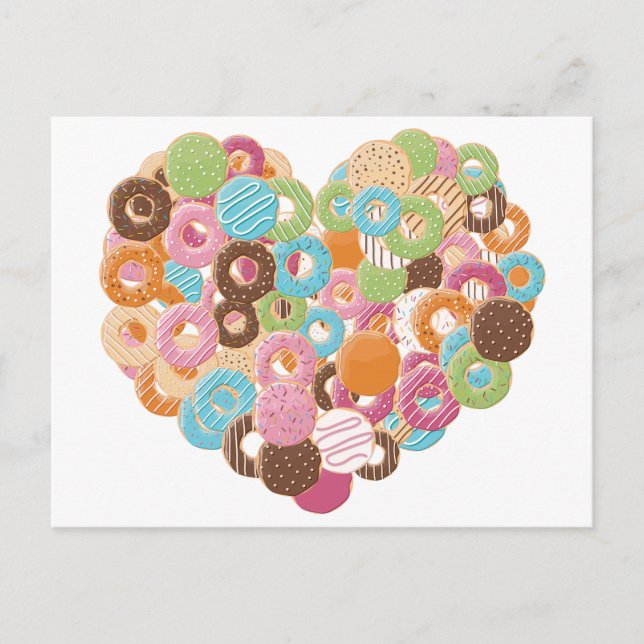 Donut Lover postcard (Front)