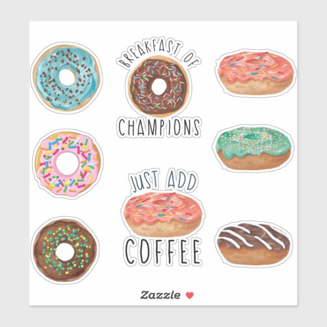 Donut Lover Sticker Sheet (Sheet)