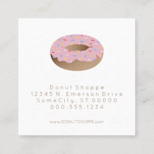 donut loyalty stamp card