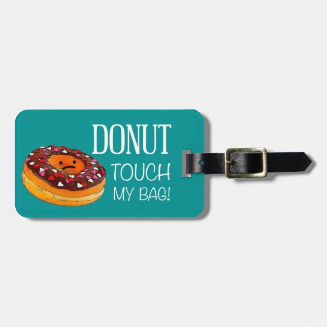 Donut Luggage Tag (Front Horizontal)