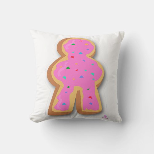 Donut Meeple Fun Board Game Artsy Design Throw Pillow