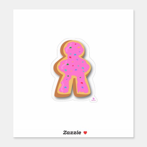 Donut Meeple Fun Board Game Cute Design Sticker