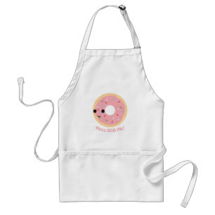 "Donut" Mess with me Adult Apron