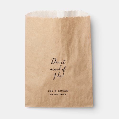 Donut mind if I do wedding favor bag Party favor Favor Bag