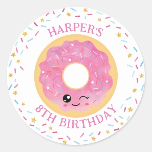 Donut Miss Out Classic Round Sticker