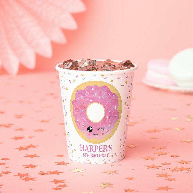 Donut Miss Out Paper Cups (Insitu)