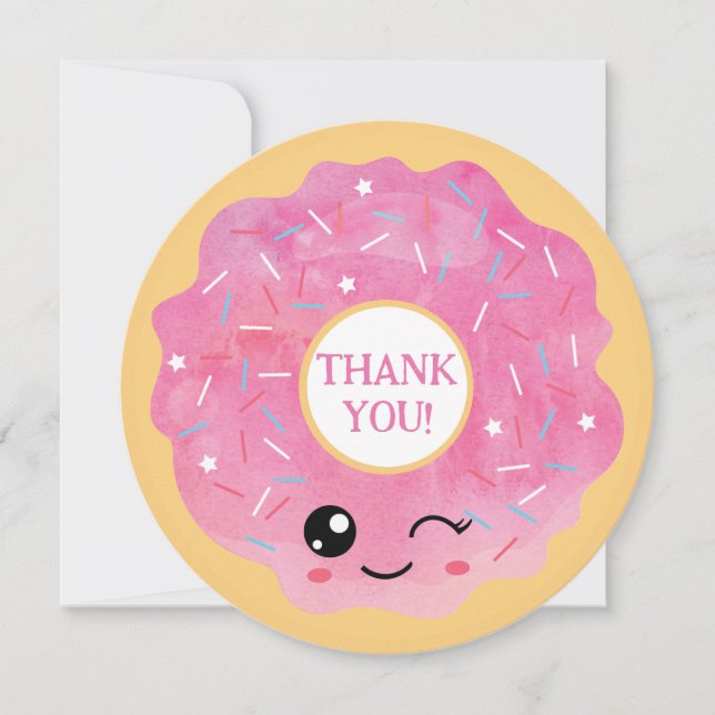 Donut Miss Out Thank You Card (Front)
