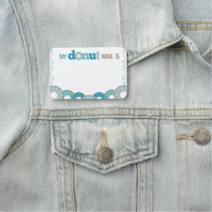 Donut Name Badge