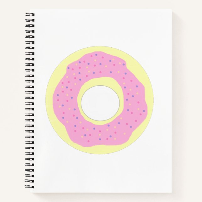donut painting art notebook (Front)
