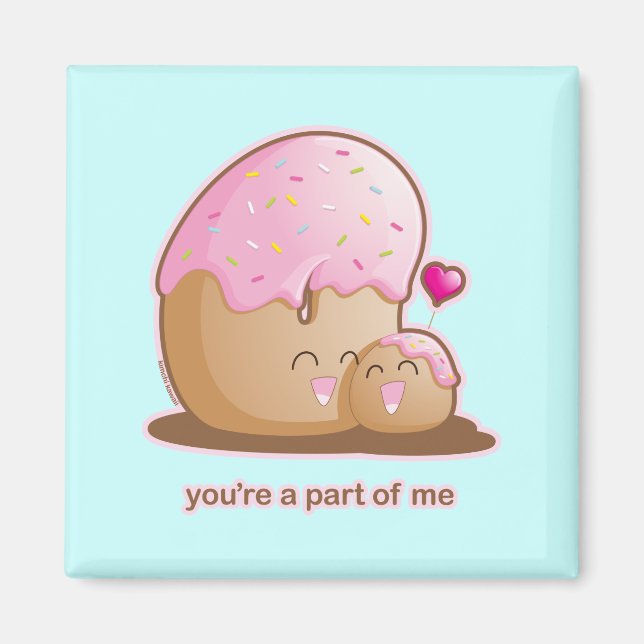 Donut Pair Magnet (Front)