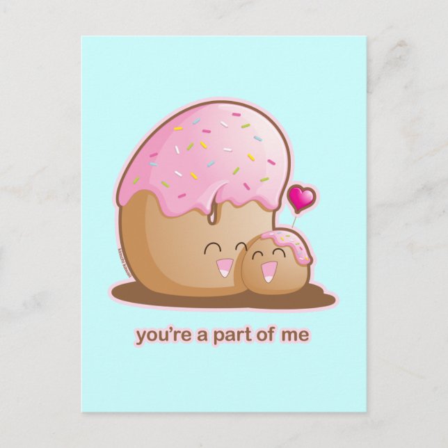Donut Pair Postcard (Front)