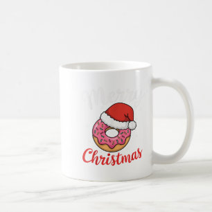 Donut Pajama Xmas Santa Donuts Christmas Kids Coffee Mug