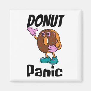 Donut panic donut magnet