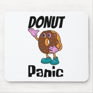 Donut panic donut mouse pad