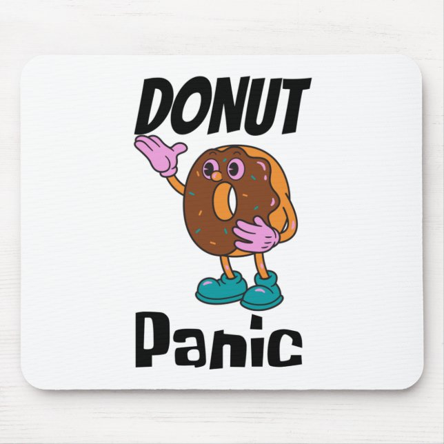 Donut panic donut mouse pad (Front)