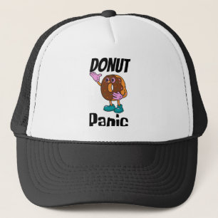 Donut panic donut trucker hat