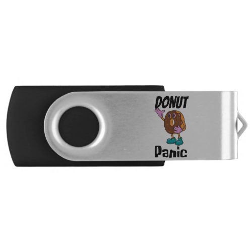 Donut Panic Funny Flash Drive