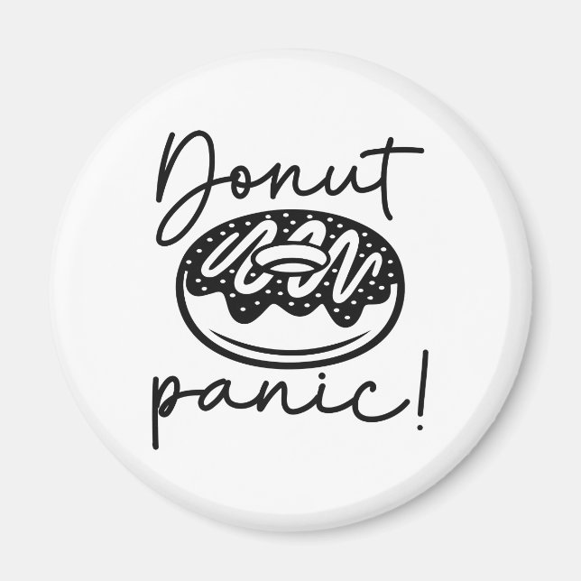 Donut Panic Magnet (Front)