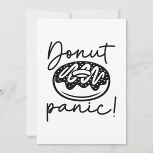 Donut Panic Thank You Card