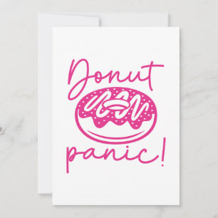 Donut Panic Thank You Card