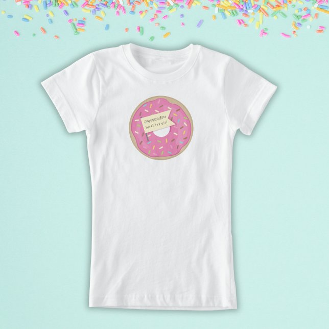 Donut party birthday girl T-Shirt (Creator Uploaded)