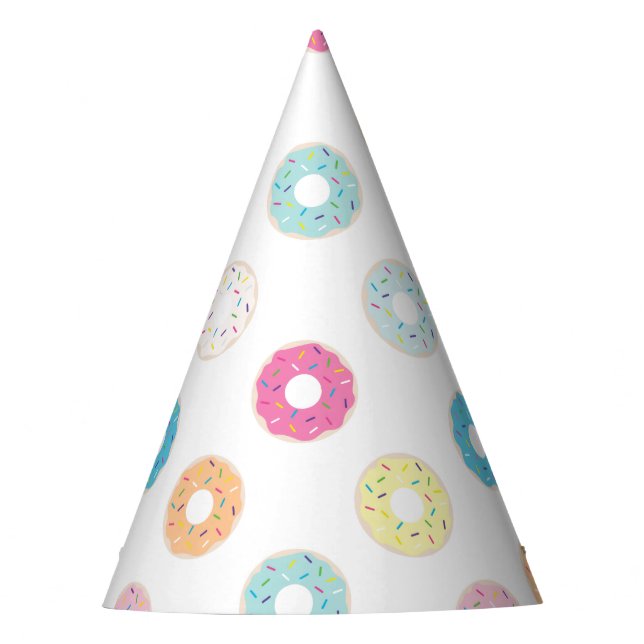 Donut party hat with sprinkles! (Front)