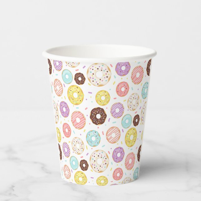 Donut Party Paper Cups (Front)