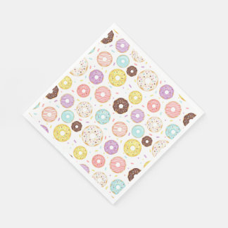 Donut Party Paper Napkins