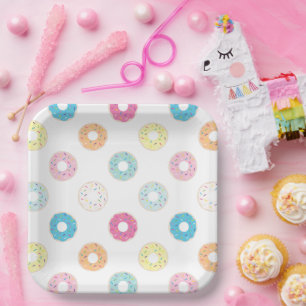 Donut Party Plates
