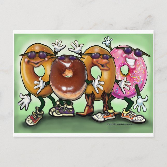 Donut Party Postcard (Front)