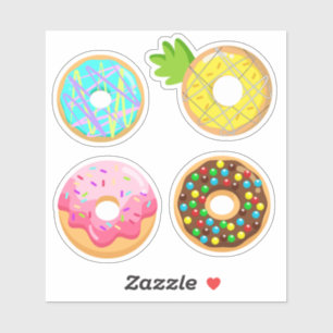 Donut Party Sticker
