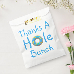 Donut Party Thank You Favor Bag