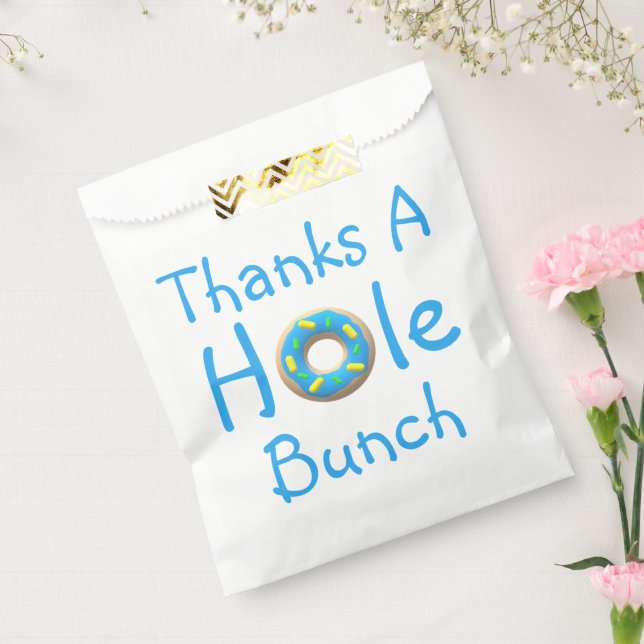 Donut Party Thank You Favor Bag (Sealed)