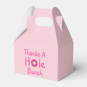 Donut Party Thank You Favor Bag Boxes