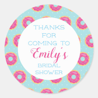 Donut Party Thank You Stickers