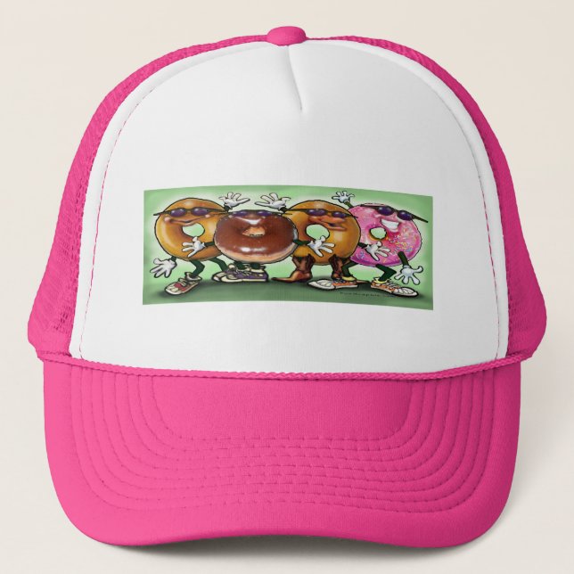 Donut Party Trucker Hat (Front)