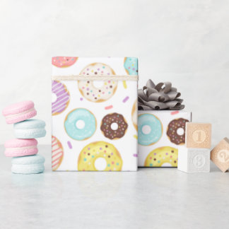 Donut Party Wrapping Paper
